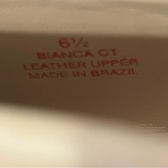 Marc Joseph New York Bianca Pointed Toe Flats, Size 6.5, Leather, Beige - Picture 8 of 9